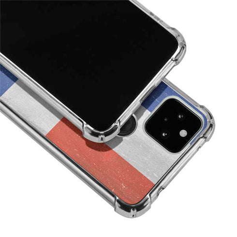 Dominican Republic Flag Faded Google Pixel 4a 5G Clear Case